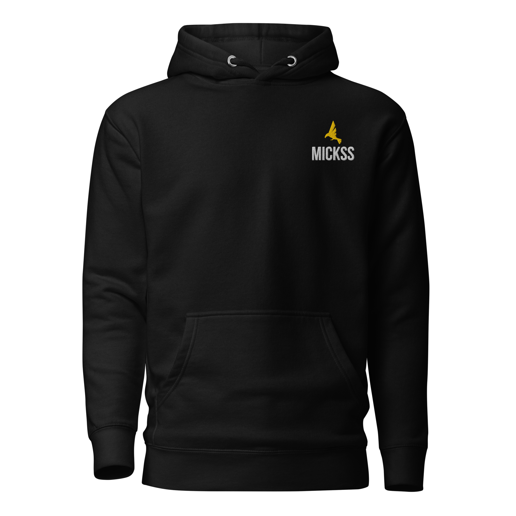 MICKSS Premium Hoodie voor Heren – Zwart